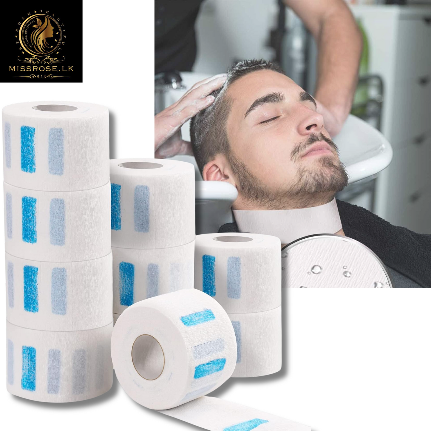 Barber Paper Neck Strips,Disposable Neck Paper,Professional Stretchy Paper