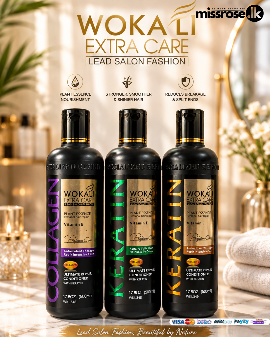 WOKALI Extra Care Conditioner Collection