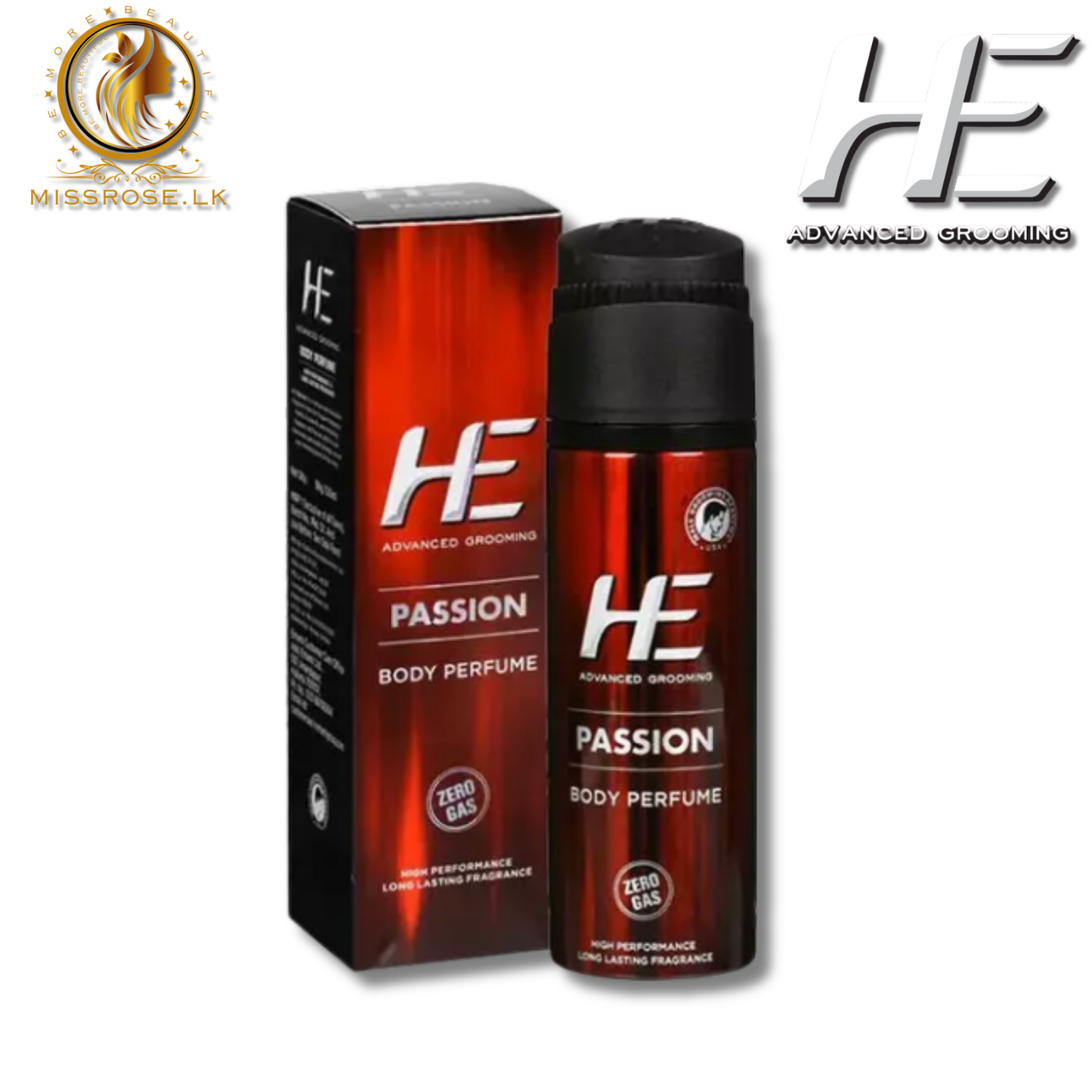 Emani HE (Passion) Body Perfume (Zero Gas) 120ml