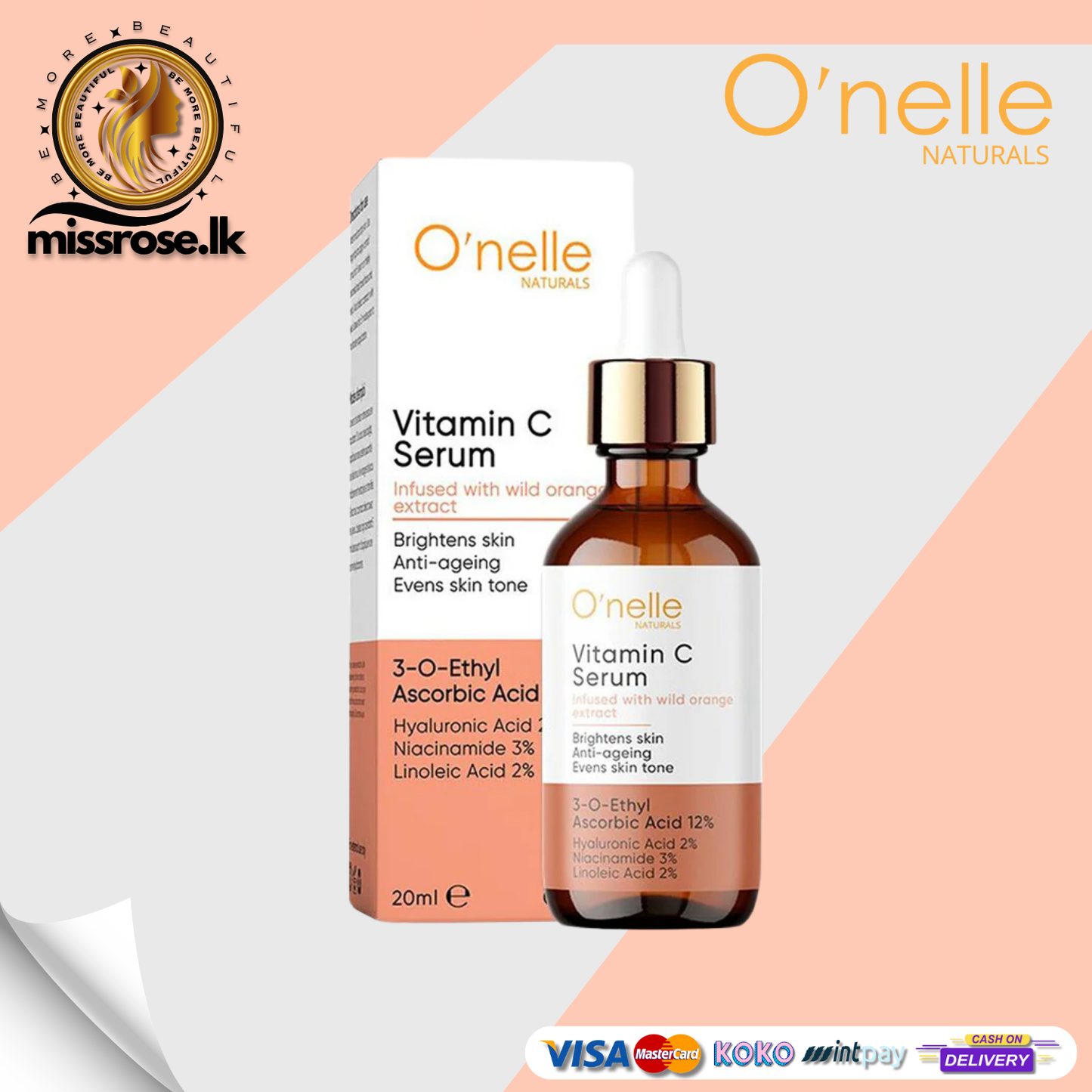 O'NELLE NATURALS VITAMIN C SERUM - 20ml