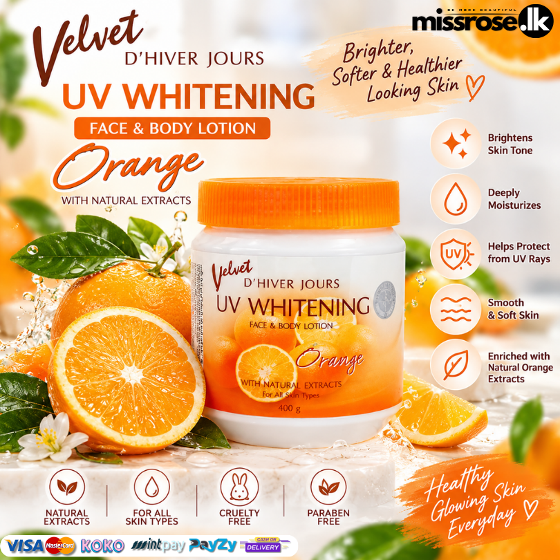 Valuet D’Hiver Jours UV Whitening Orange Face & Body Lotion – 400g