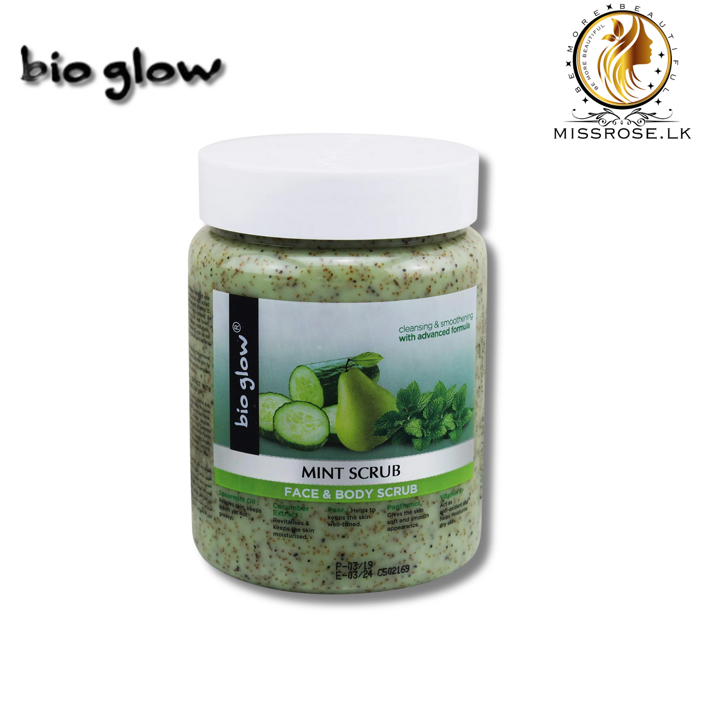 Bio Glow Mint Face & Body Scrub