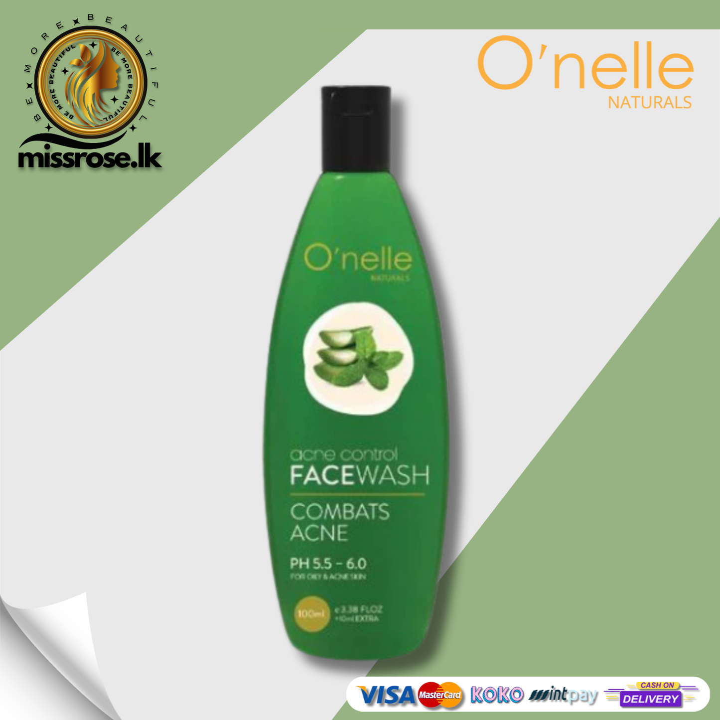 O'nelle naturals Acne Control Face Wash - 100ml