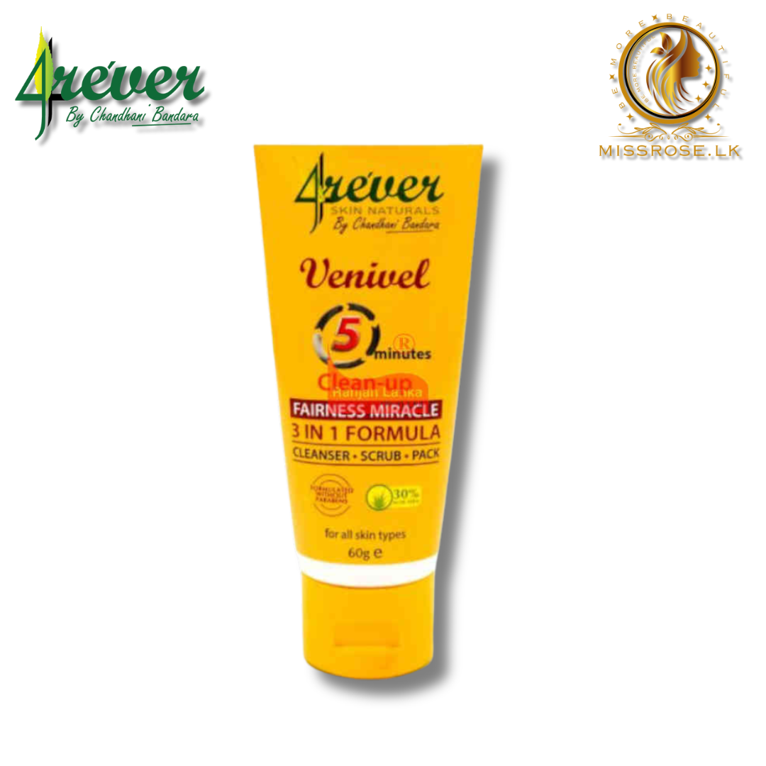 4rever Venivel 5 Minutes Clean-Up Fairness Miracle - Missrose.lk