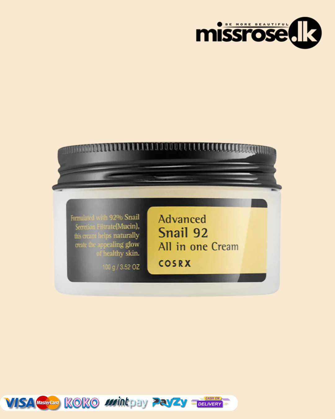 COSRX Advanced Snail 92 All in one Cream