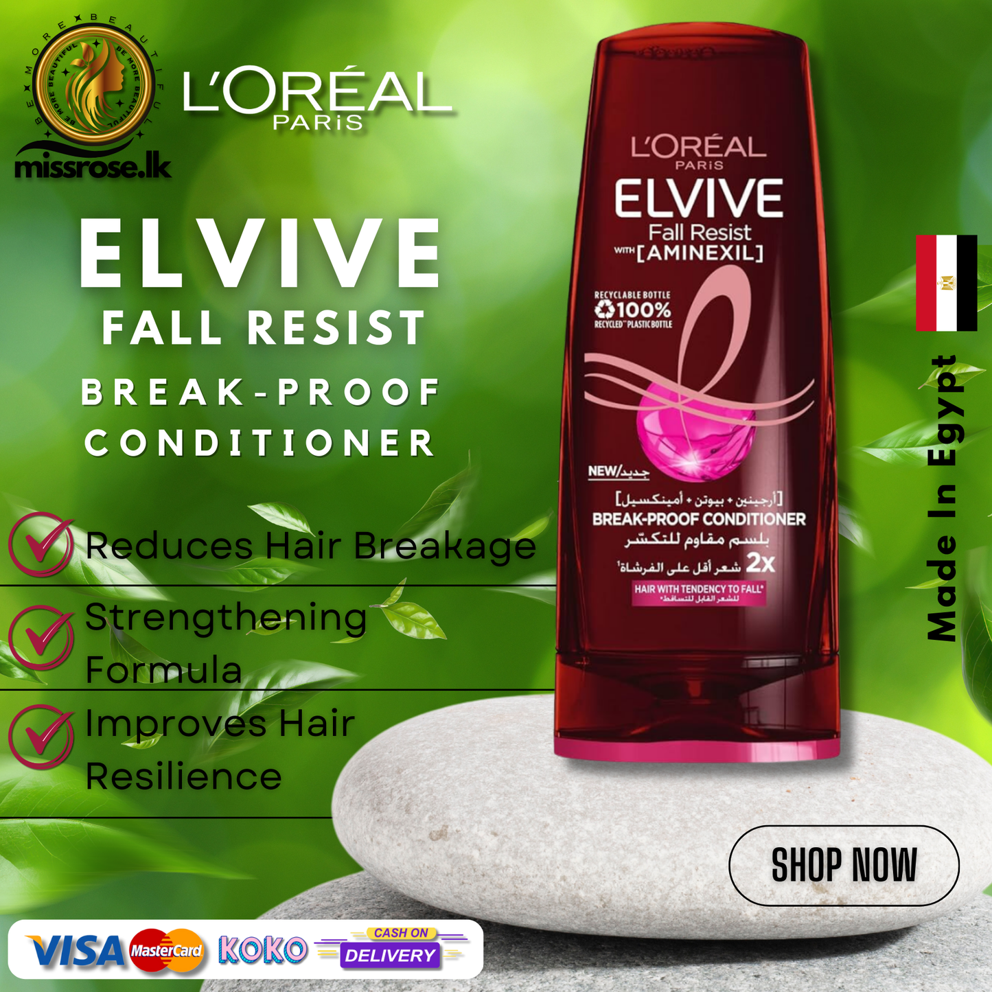 L'Oreal Paris Elvive Full Resist With Aminexil Reinforcing Break Proof Conditioner 2X