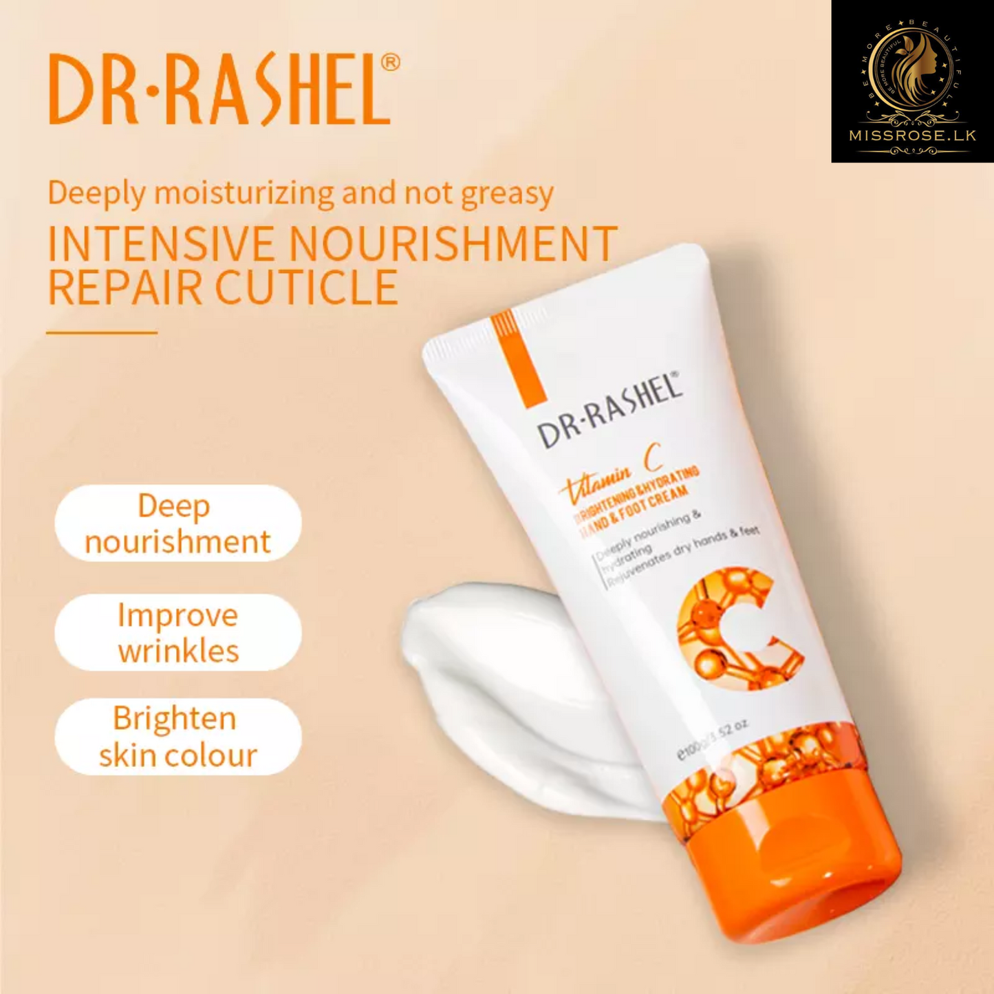 Dr.rashel Vitamin C Brightening & Hydrating Hand & Foot Cream