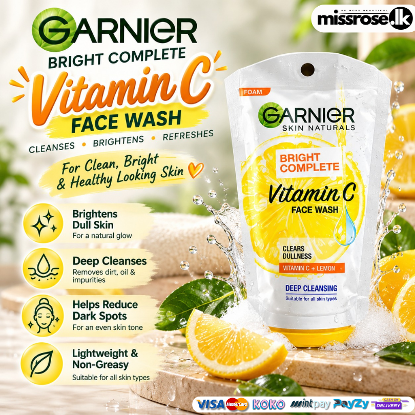 Garnier Bright Complete Vitamin C Face Wash (25g)