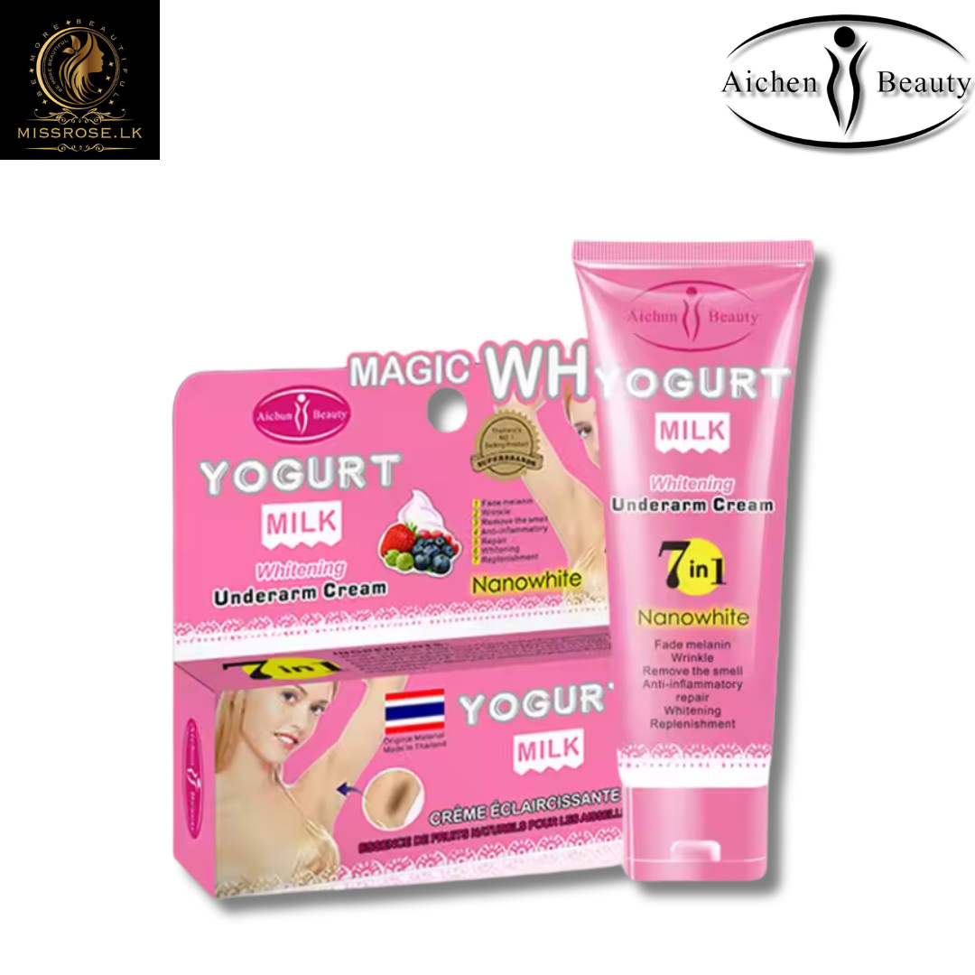 Aichun Beauty No Side Effective Black Armpit Underarm Yogurt Milk Skin Whitening Cream - Missrose.lk