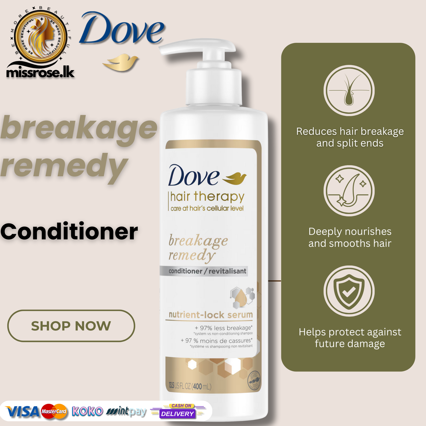 Dove Breakage Remedy Conditioner