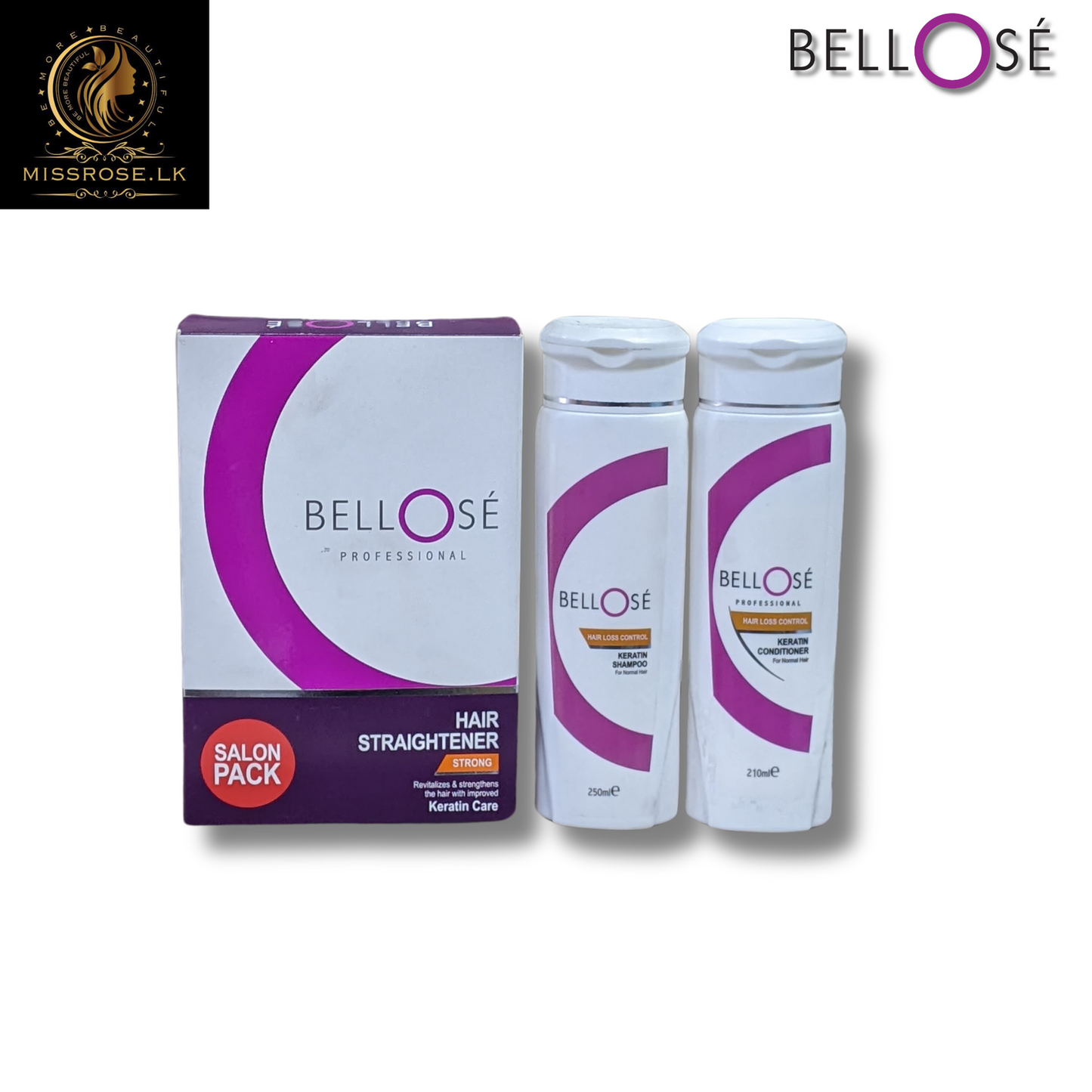 Bellose Hair Straightener pack - Missrose.lk