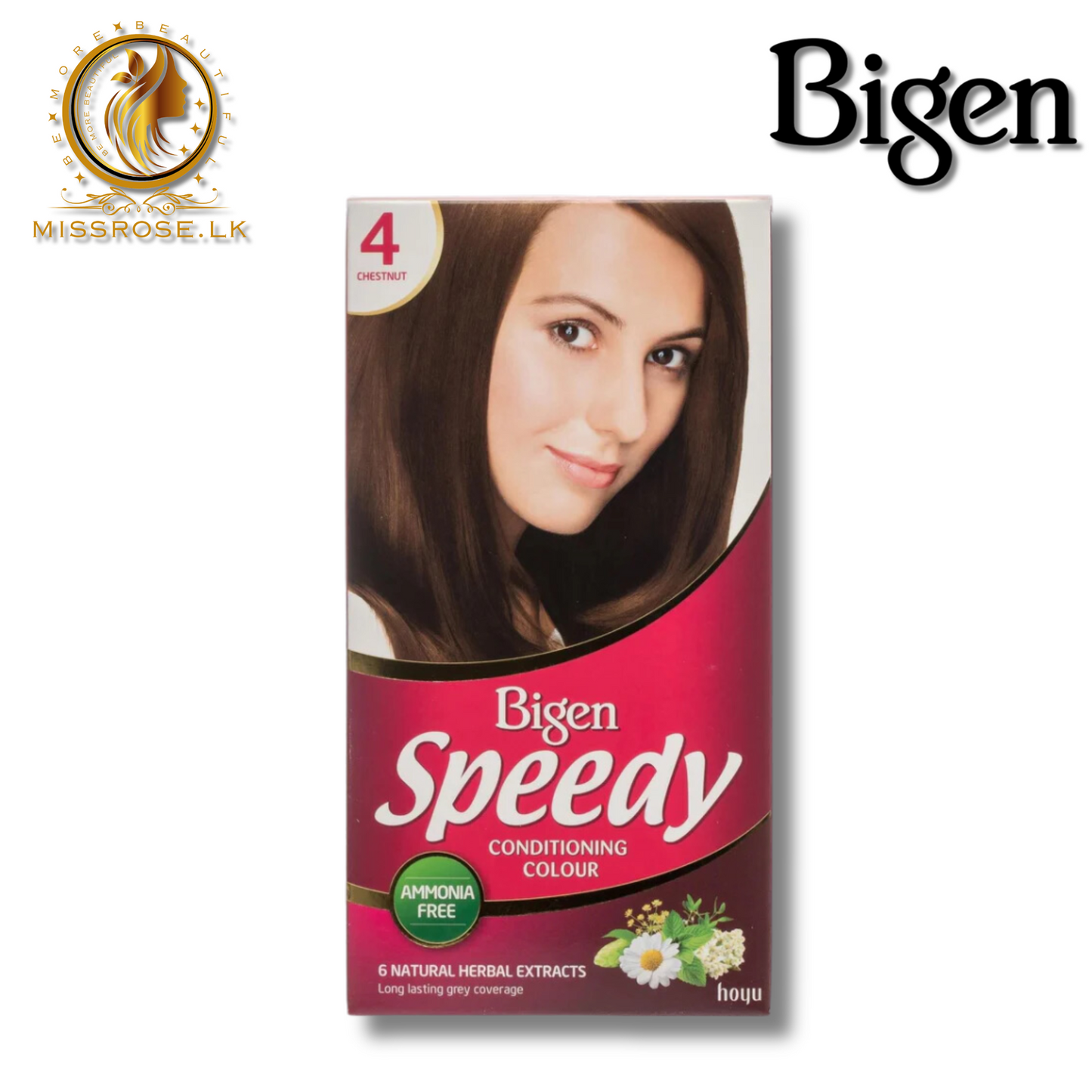 Bigen Speedy Conditioning Colour - 4 - Chestnut - Missrose.lk