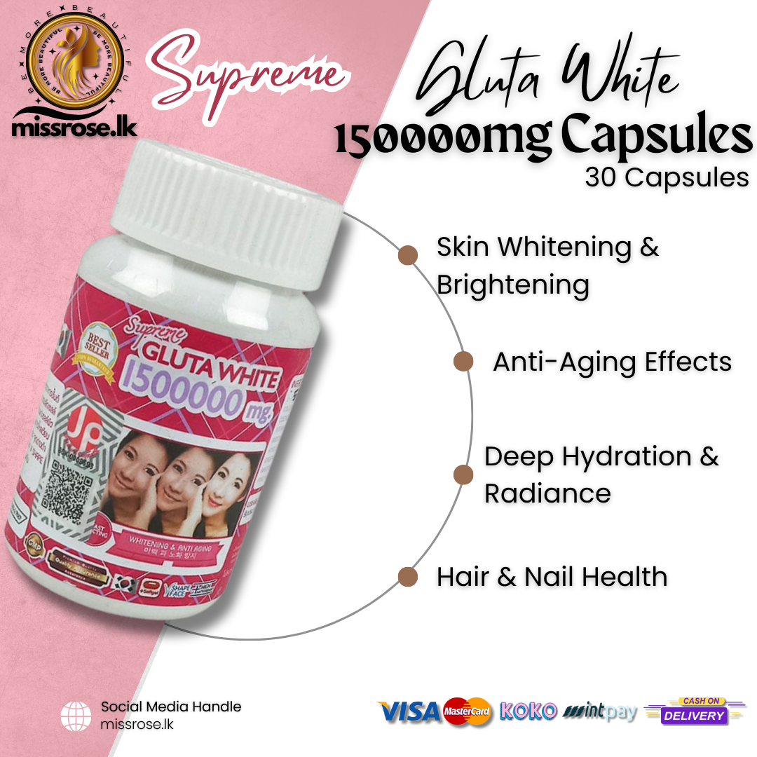Supreme Gluta White 1,500,000 mg (30 Capsules)