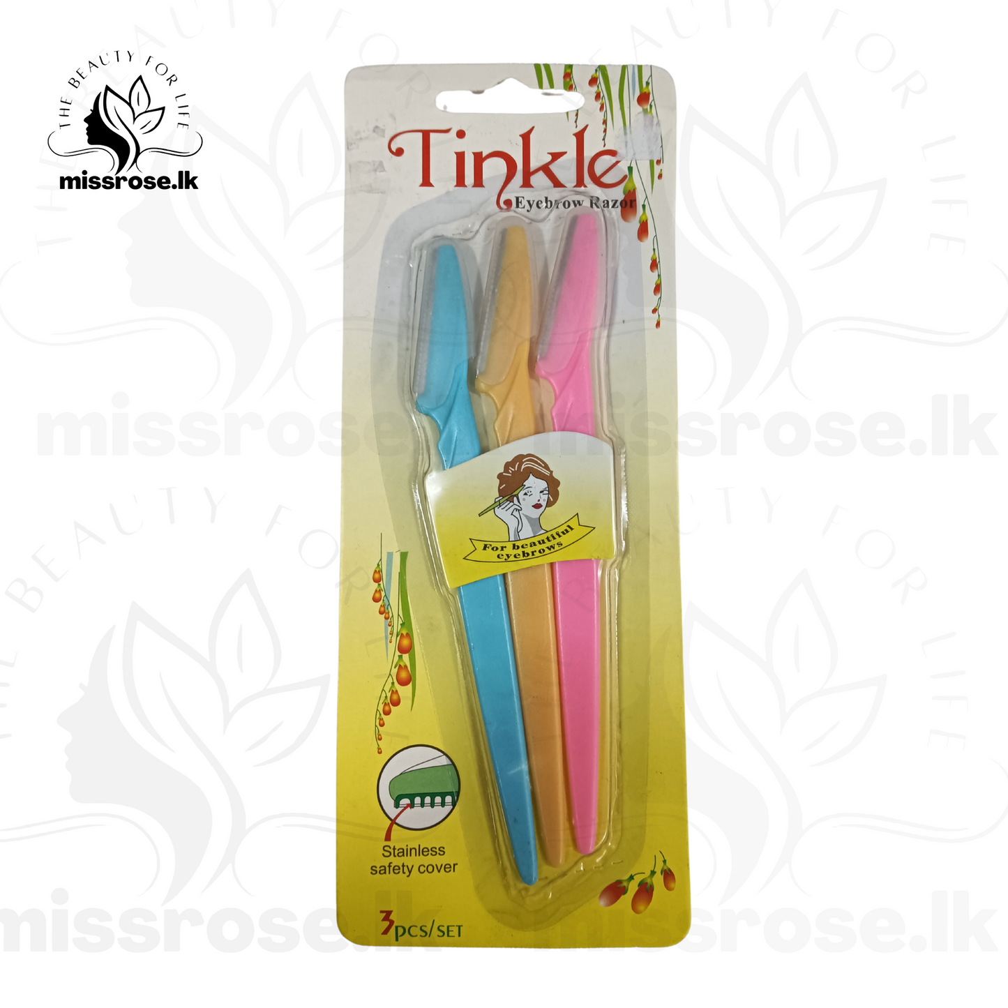 Dorco Tinkle Eyebrow Shaper Pack of 3 - Missrose.lk