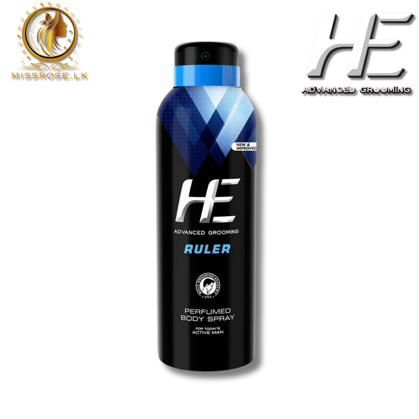 Emami He Advanced Grooming Ruler Perfumed Body Spray - 150ml - Missrose.lk