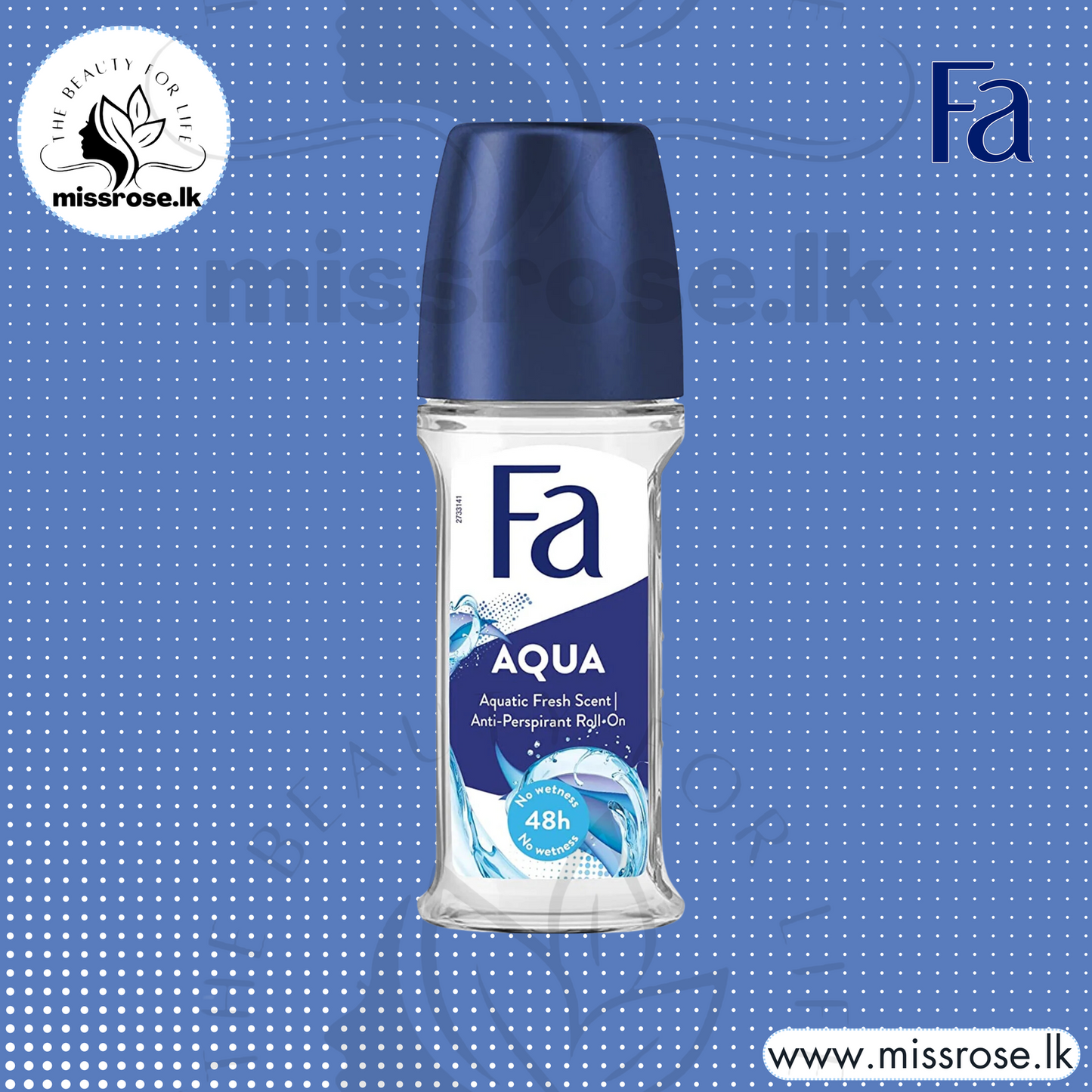 Fa Deodorant Roll-On Aqua - Missrose.lk