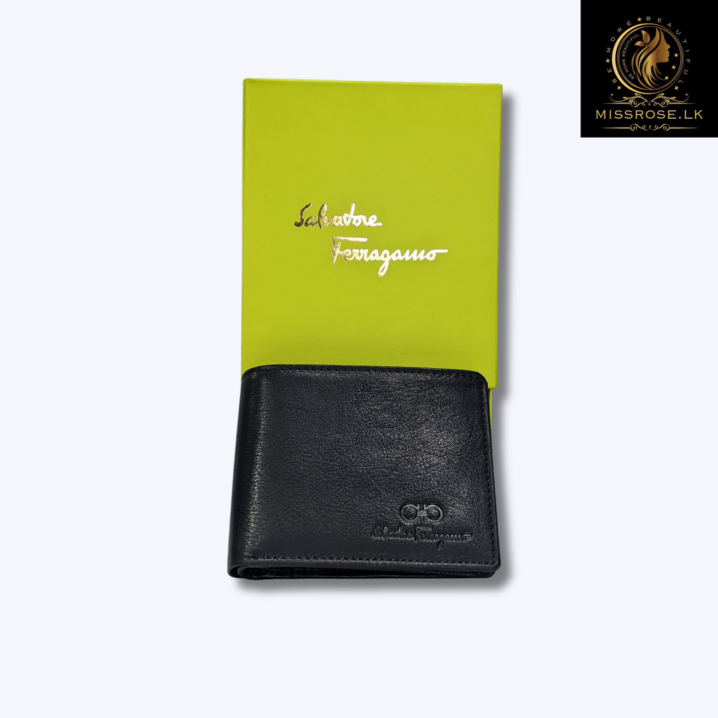 Genuine Leather Slim Trifold Wallets For Men - Missrose.lk