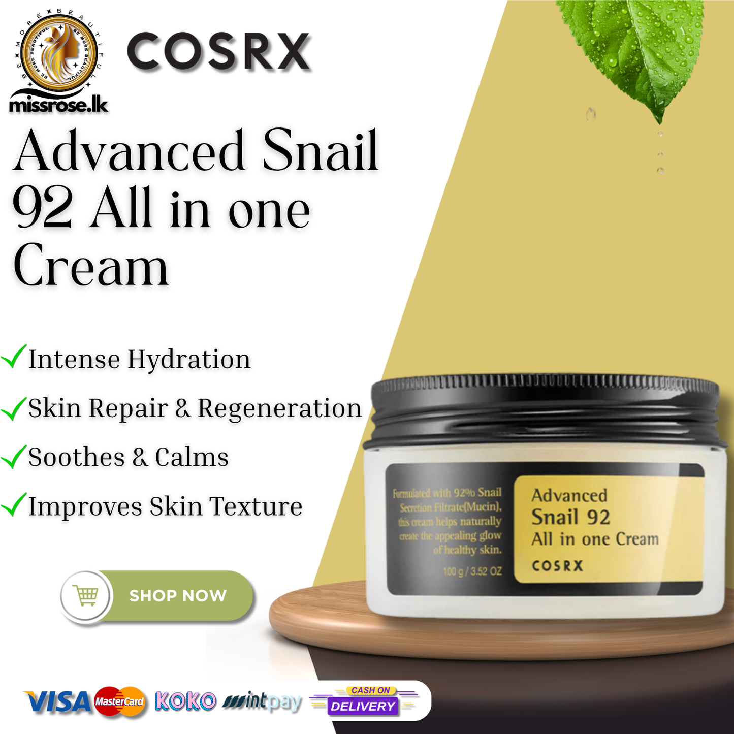 COSRX Advanced Snail 92 All in one Cream
