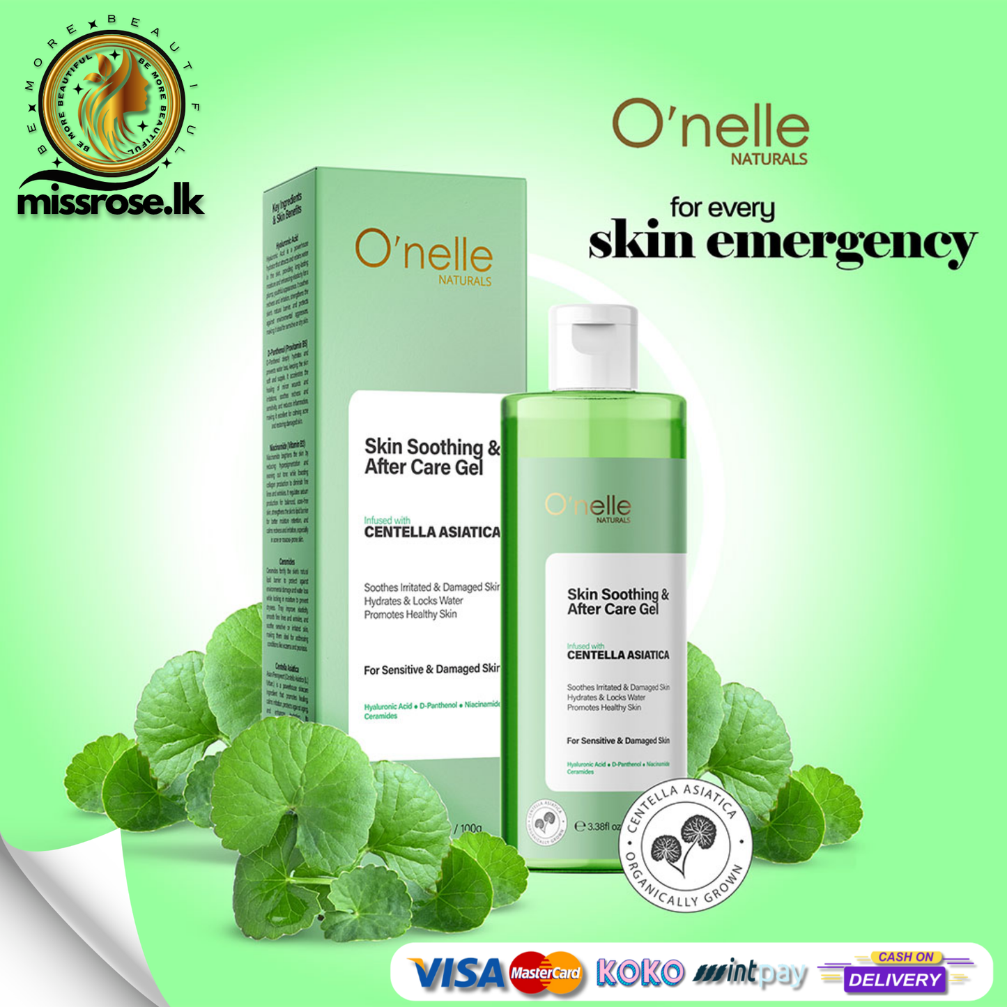 O’nelle Skin Soothing and After Care Gel