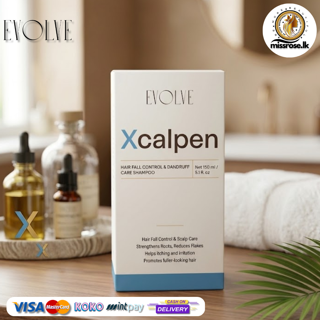 Evolve Xcalpen Hair Fall Control & Dandruff Care Shampoo (150 ml)