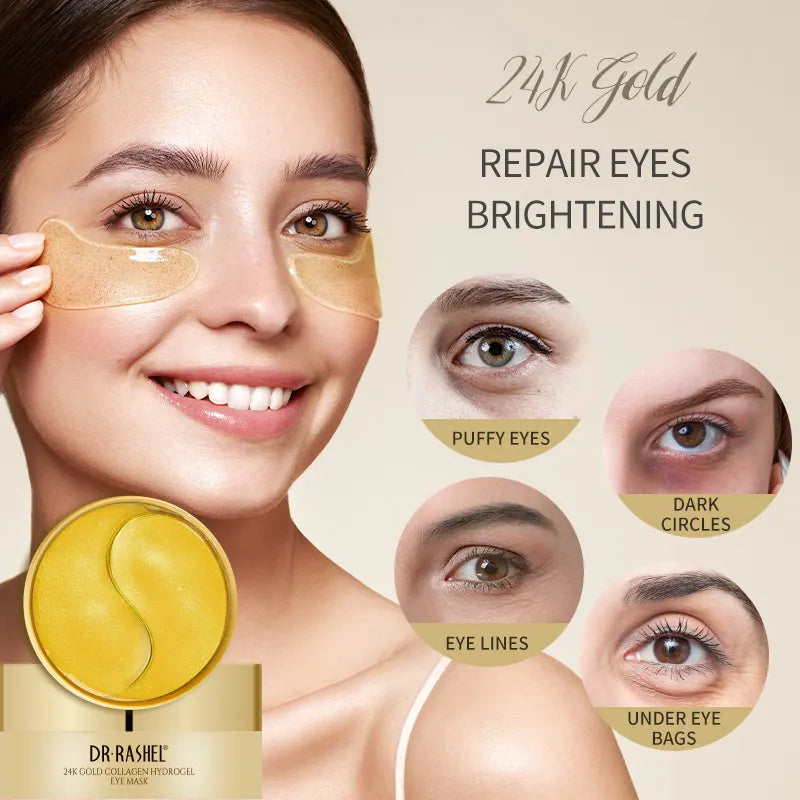 DR RASHEL 24K Gold Collagen Lifting & Firming Hydrogel Eye Mask