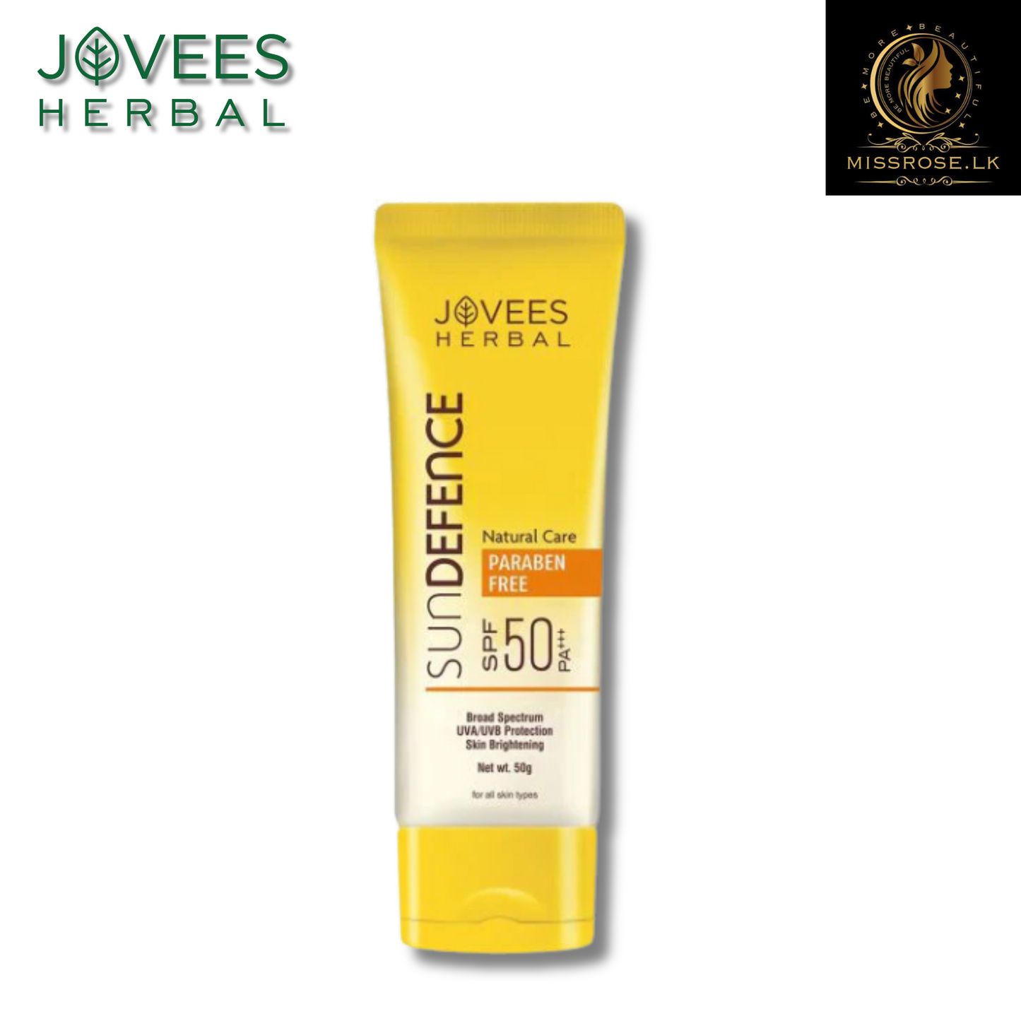 Jovees Broad Spectrum Sun Defence Cream SPF-50 - Missrose.lk