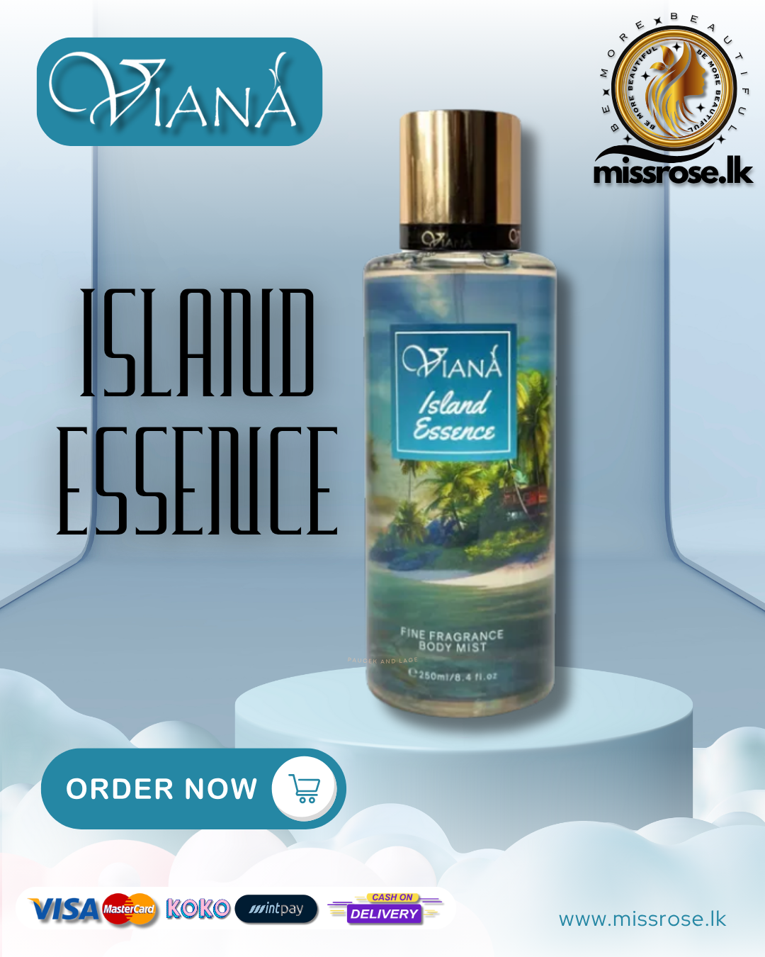 Viana Island Essence Body Mist 250ml