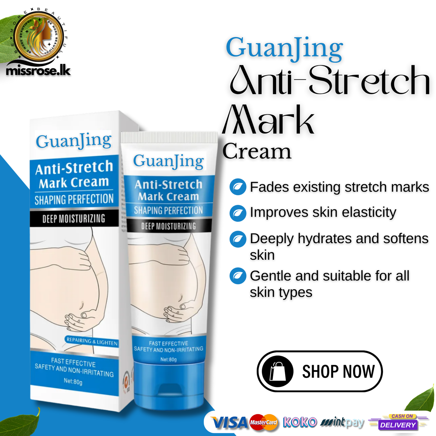 GUANJING Anti-Stretch Mark Cream - 80g