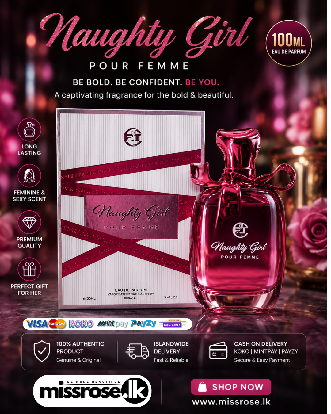 Naughty Girl Pour Femme Eau De Parfum