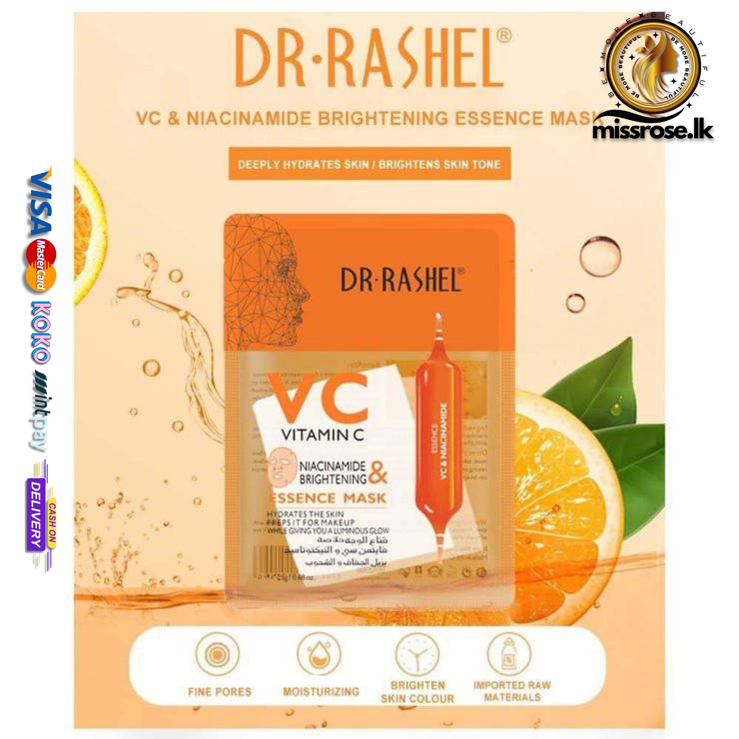Dr.Rashel Niacinamide And Brightening Vitamin C - 5-Mask