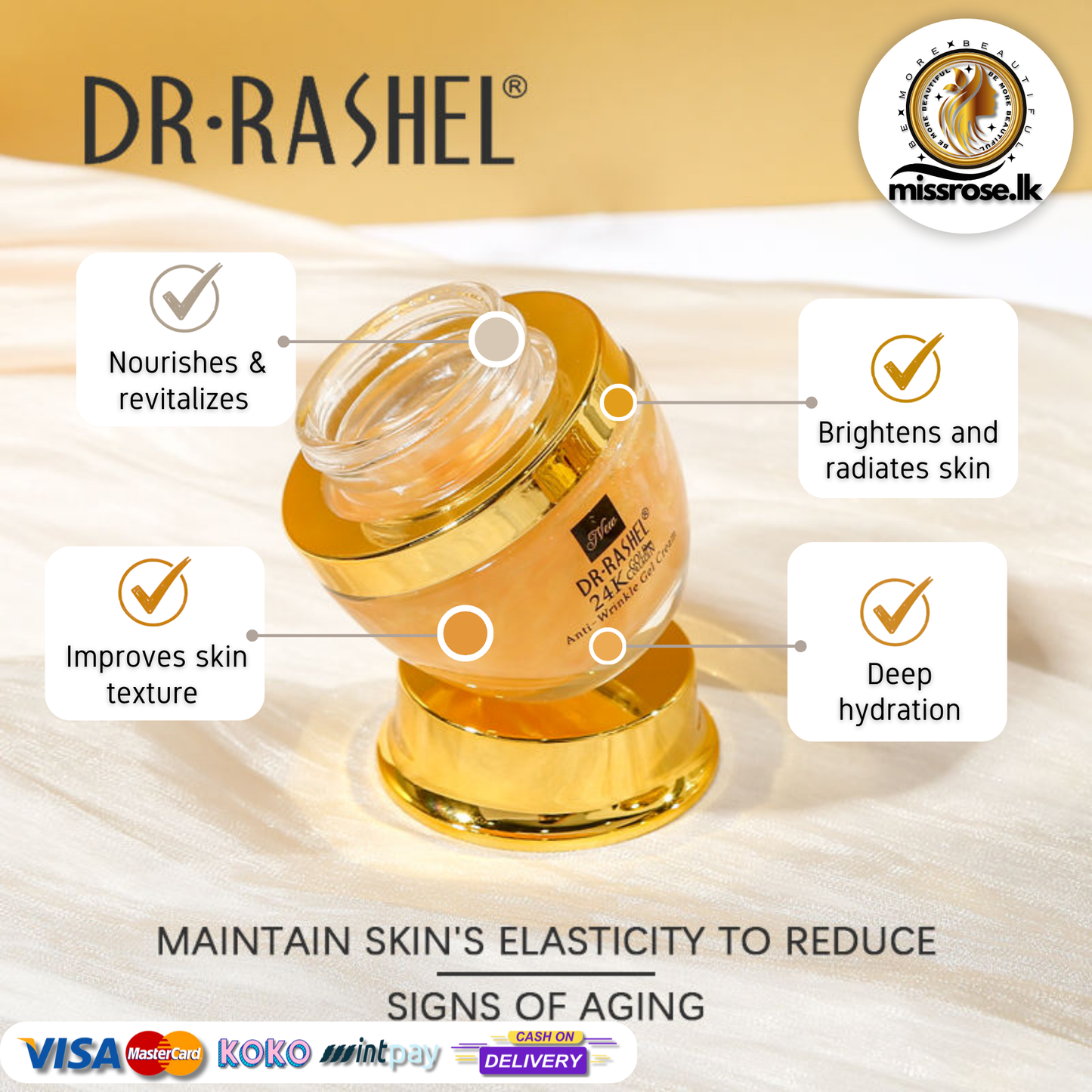 Dr.Rashel 24K Gold Anti Aging Gel Cream