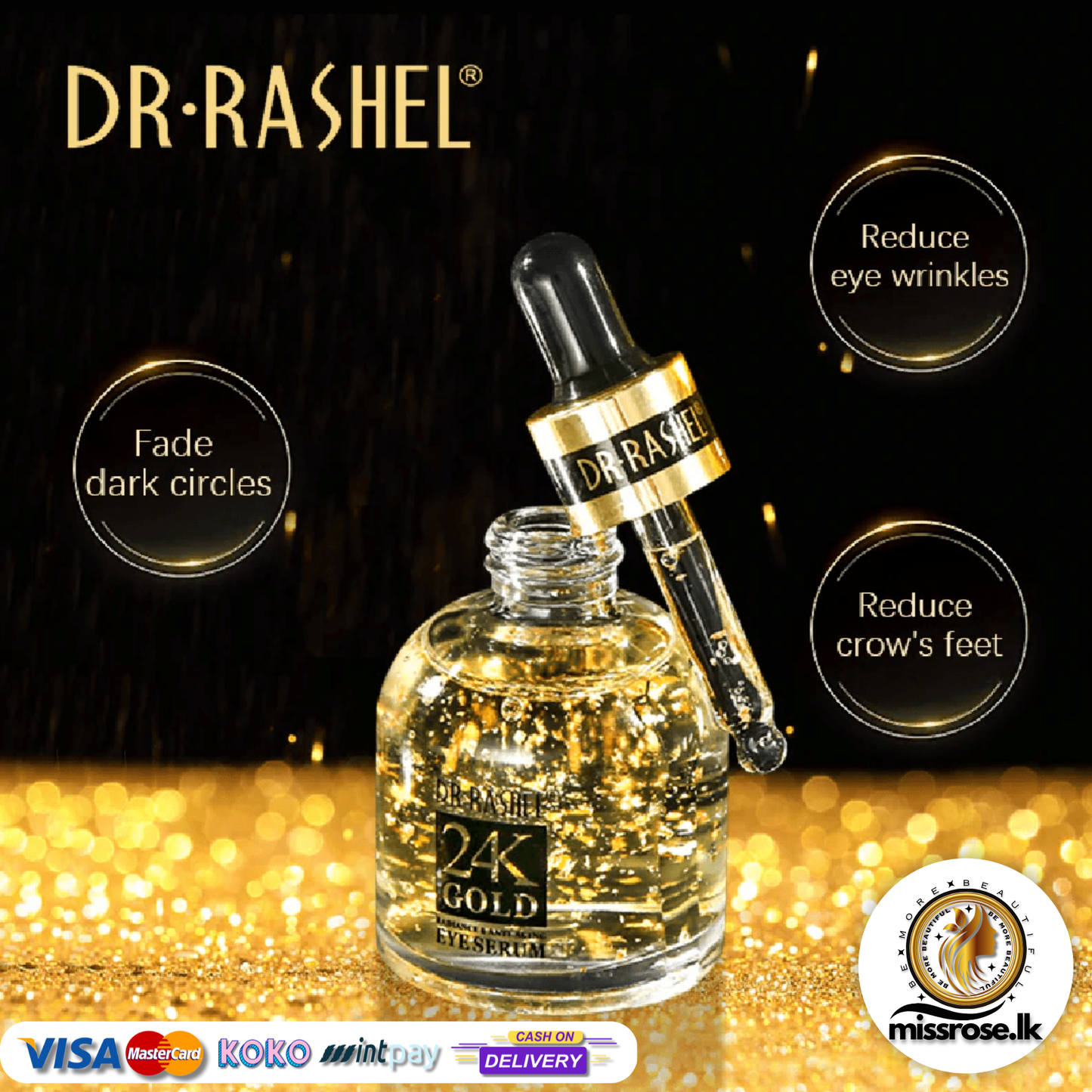 Dr.Rashel 24K Gold Radiance & Anti Aging Eye Serum