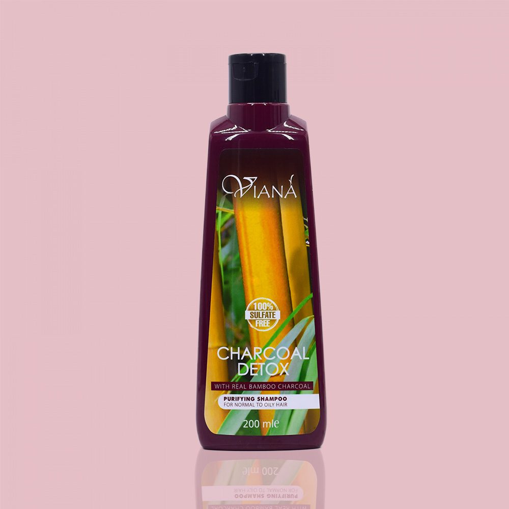 VIANA CHARCOAL DETOX SHAMPOO - Missrose.lk