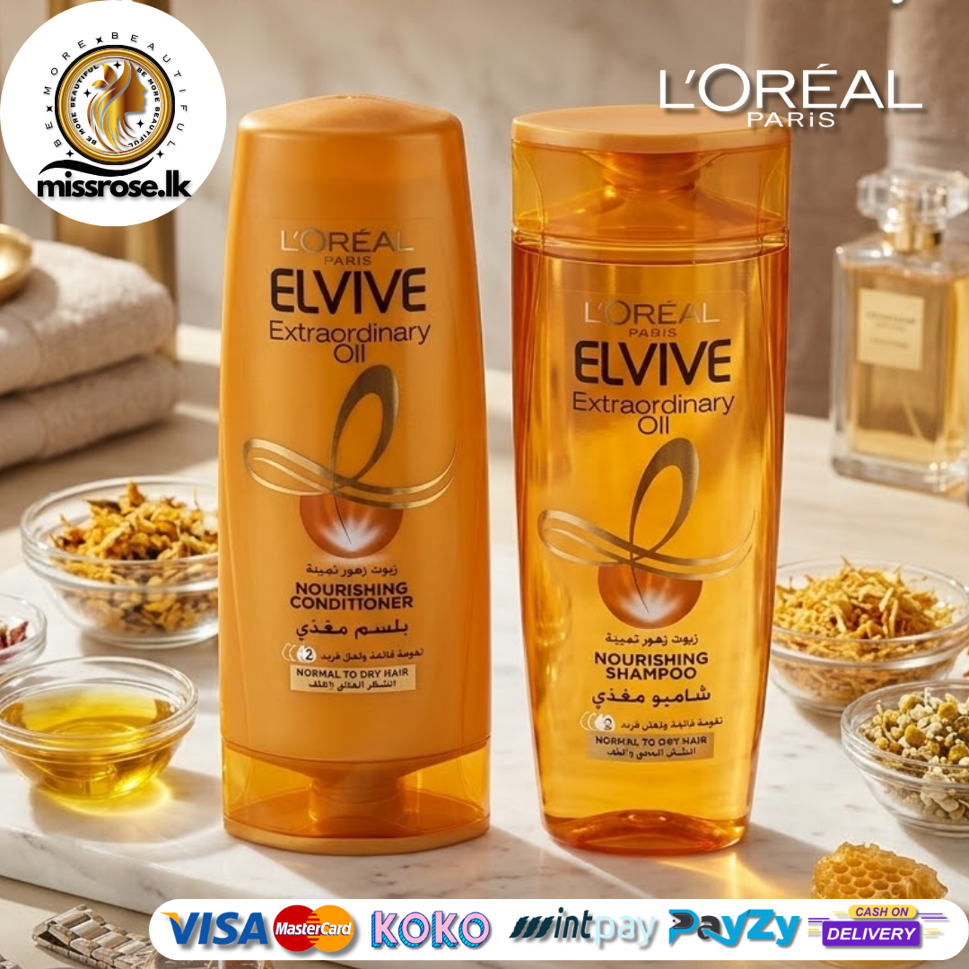 L'Oréal Paris Elvive Extraordinary Oil Nourishing Shampoo and Conditioner - Egypt