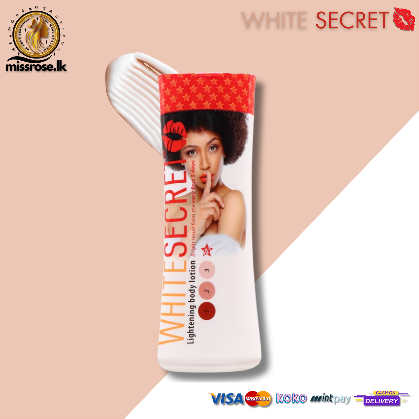 White Secret Lightening Body Lotion Brightening - Missrose.lk