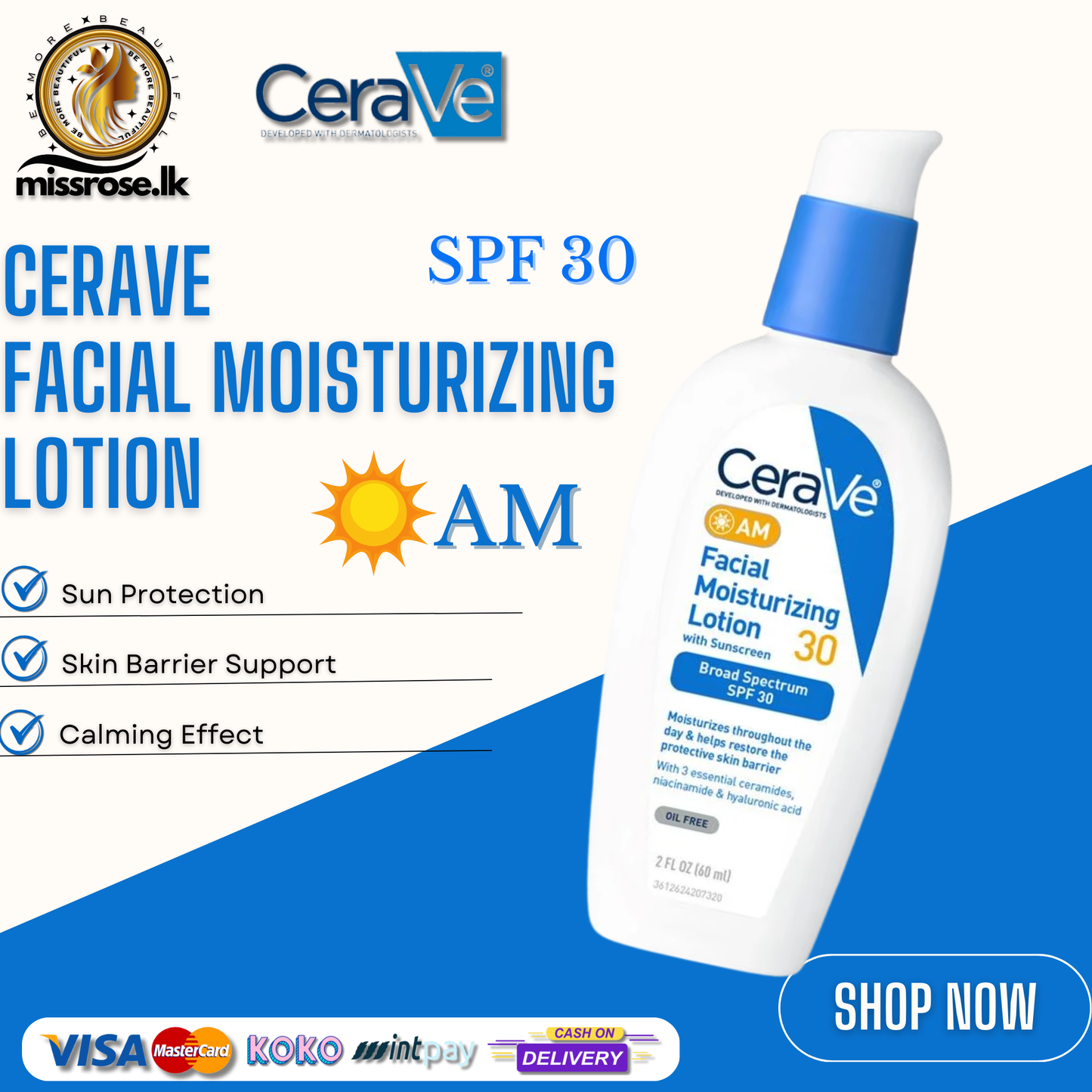 CeraVe AM Facial Moisturizing lotion 89ml