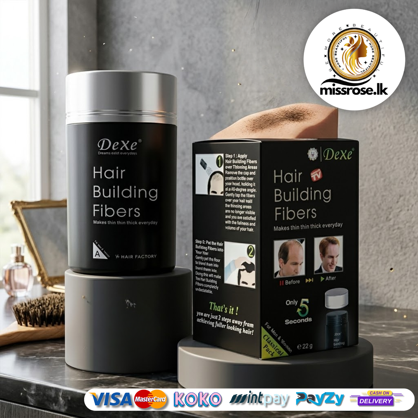 Dexe Hair Building Fibers