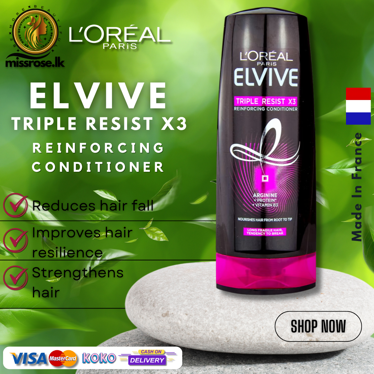L'Oréal Elvive Triple Resist 3 Reinforcing Conditioner
