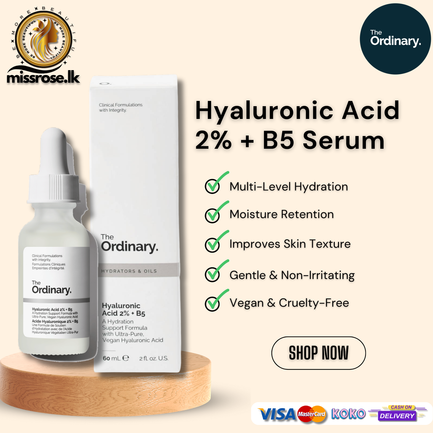 The Ordinary Hyaluronic Acid 2% + B5