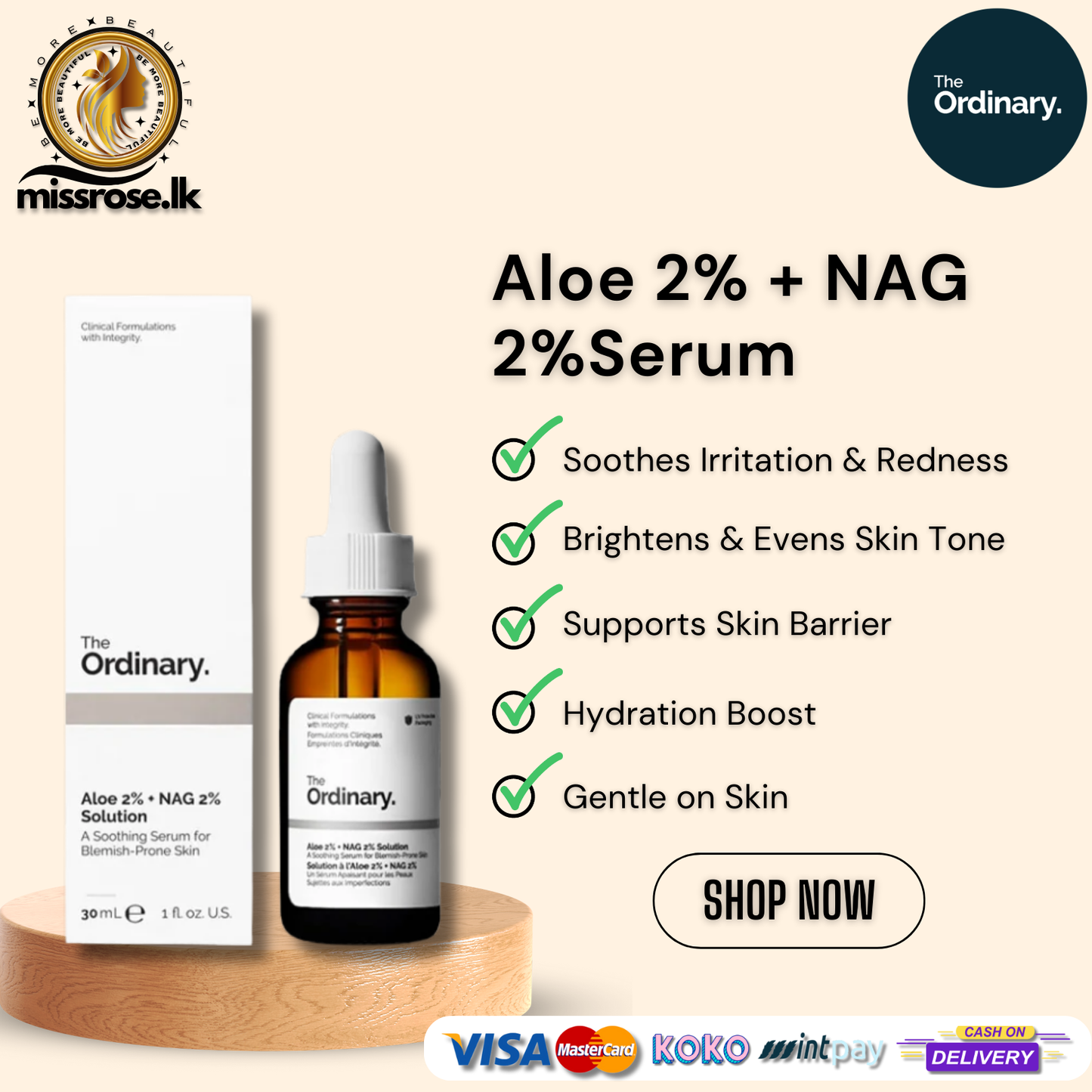 The Ordinary Aloe 2% + NAG 2% Solution
