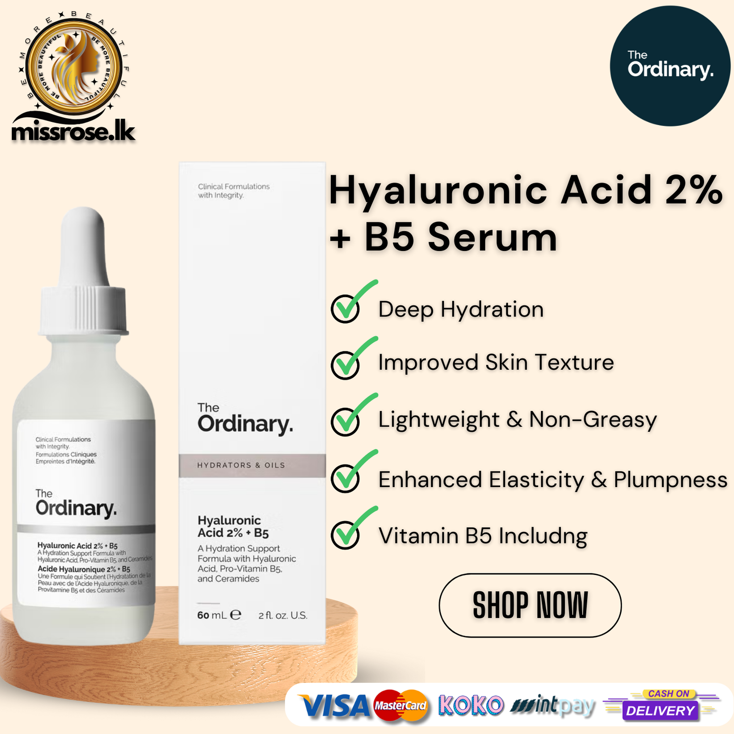 The Ordinary Hyaluronic Acid 2% + B5