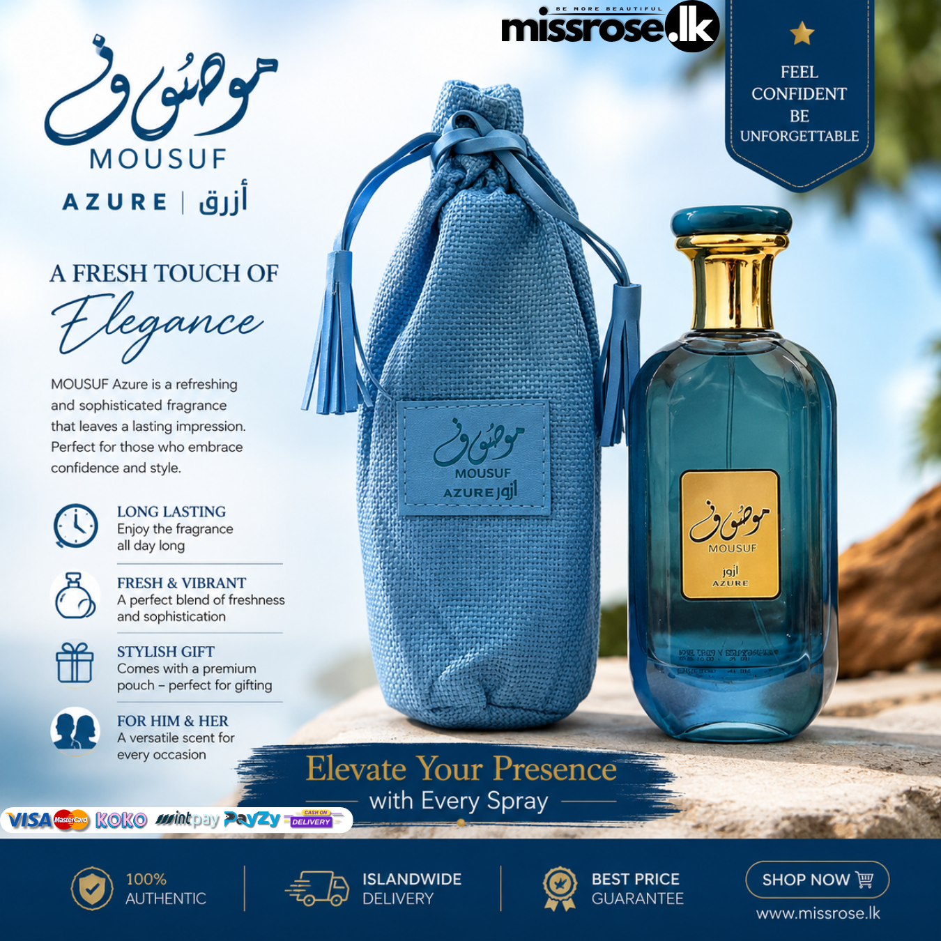 MOUSUF AZURE Eau De Perfume