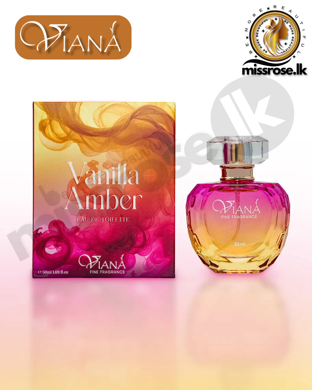 Viana Vanilla Amber Eau de Toilette Perfume