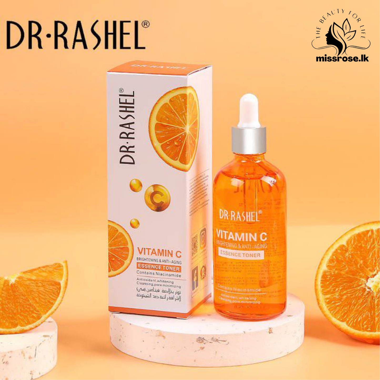 Dr. Rashel Vitamin C Essnece Toner – 100ml - missrose.lk