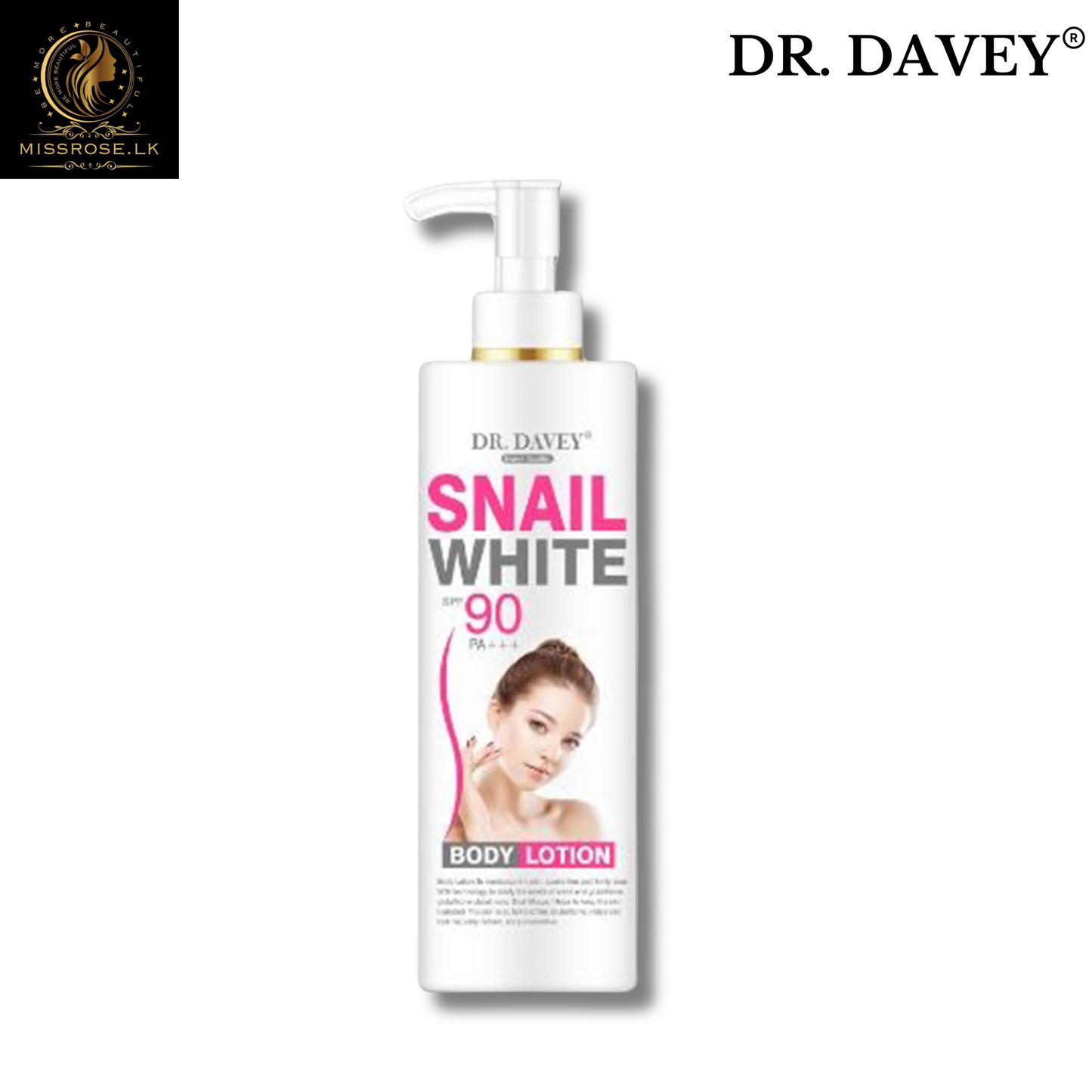 Dr.Davey - Snail White Body Lotion - SPF 90 PA+++