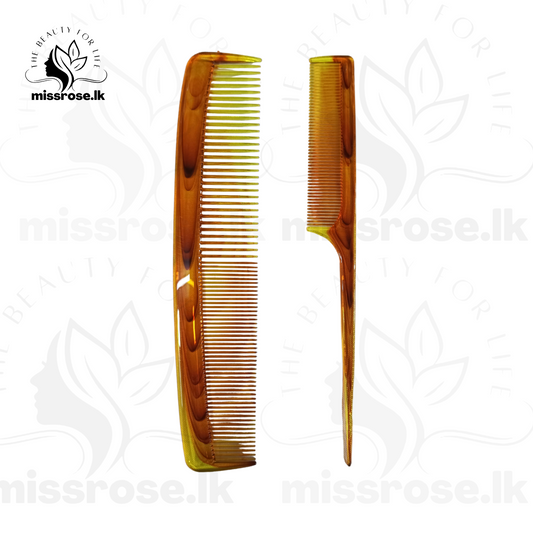 Large Tooth Detangling Comb Professional Handle Hairdressing Comb for Men & Women - set