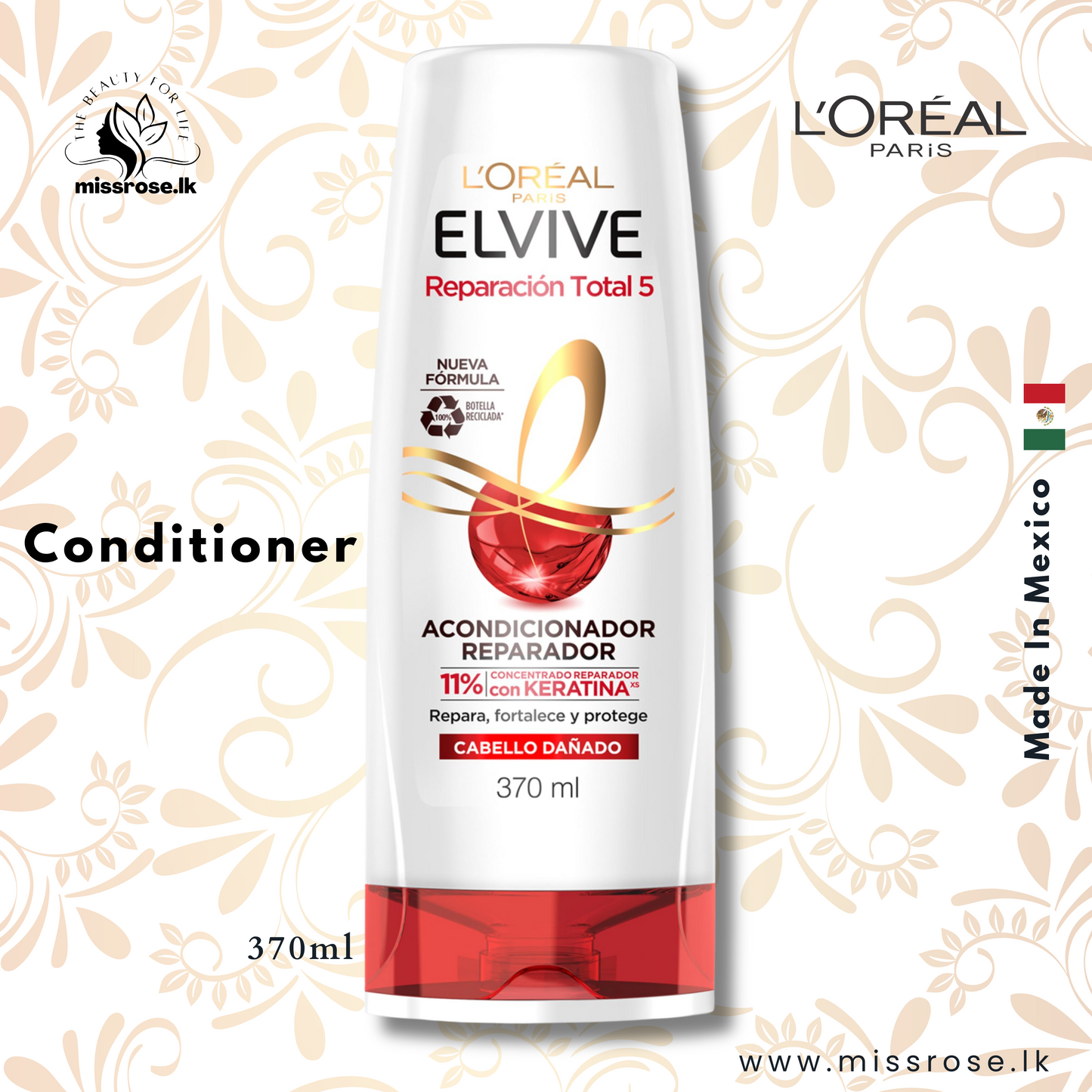 Loreal Elvive Total Repair 5 Conditioner - missrose.lk