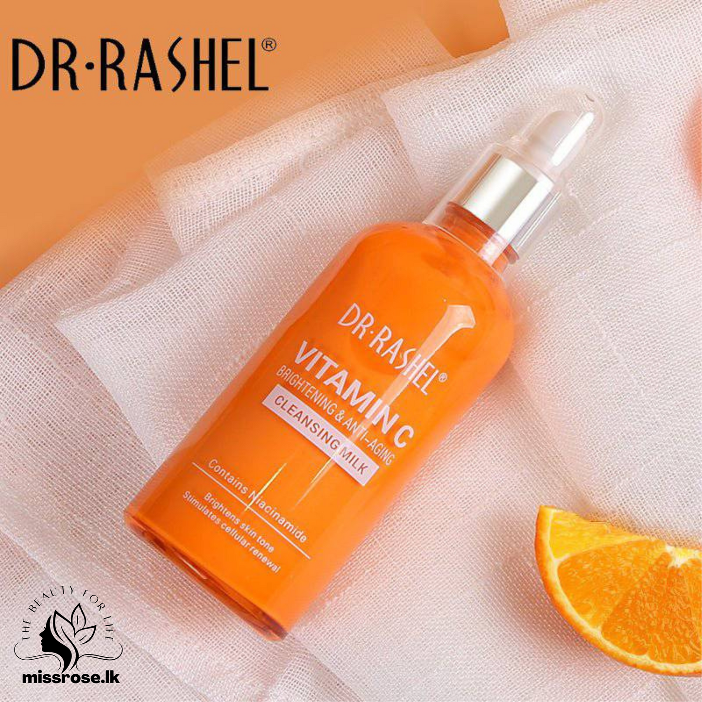 Dr.Rashel Vitamin C Brightening & Anti-Aging Cleansing Milk - 100ml - missrose.lk