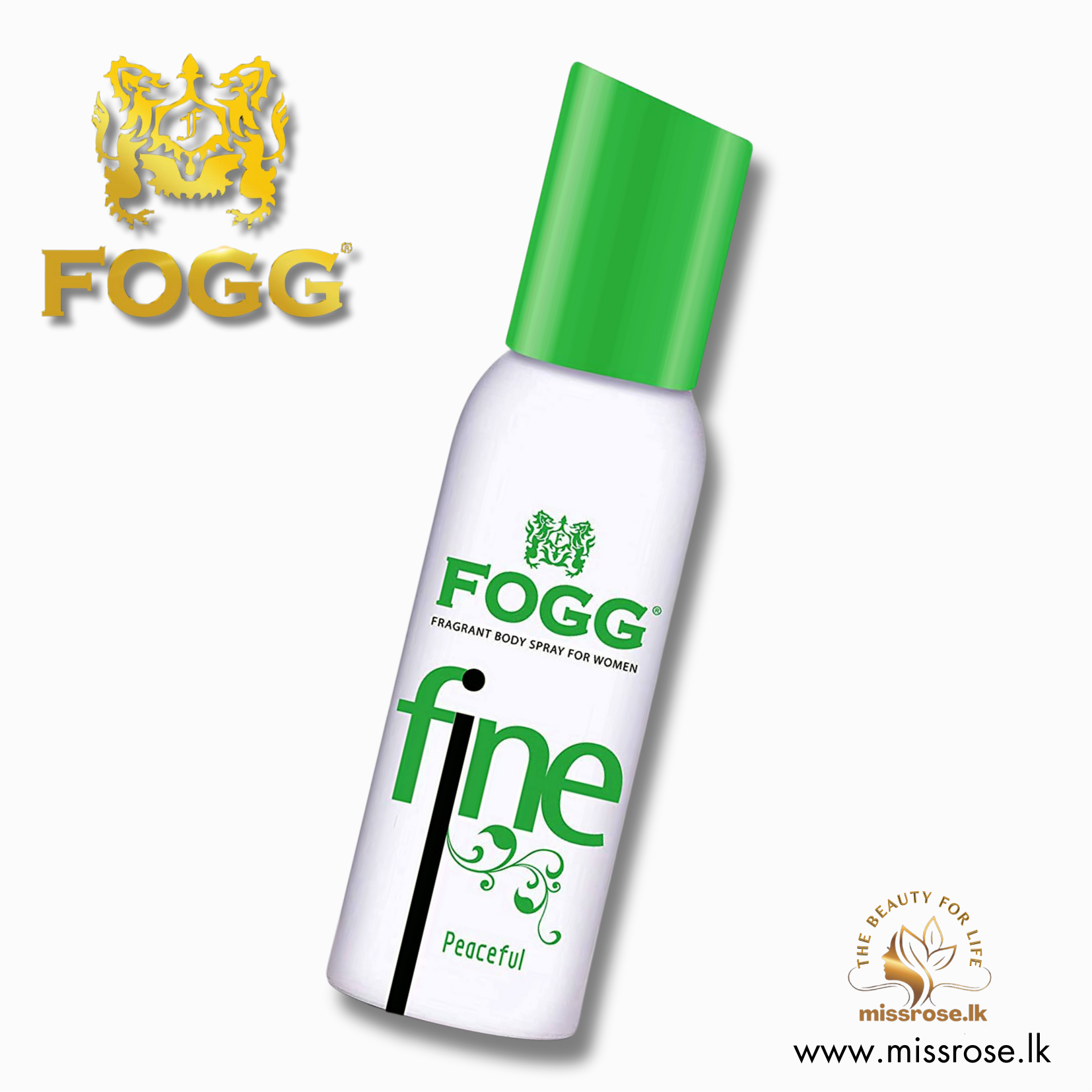 Fogg Fine Peaceful body spray for women 120ml - missrose.lk