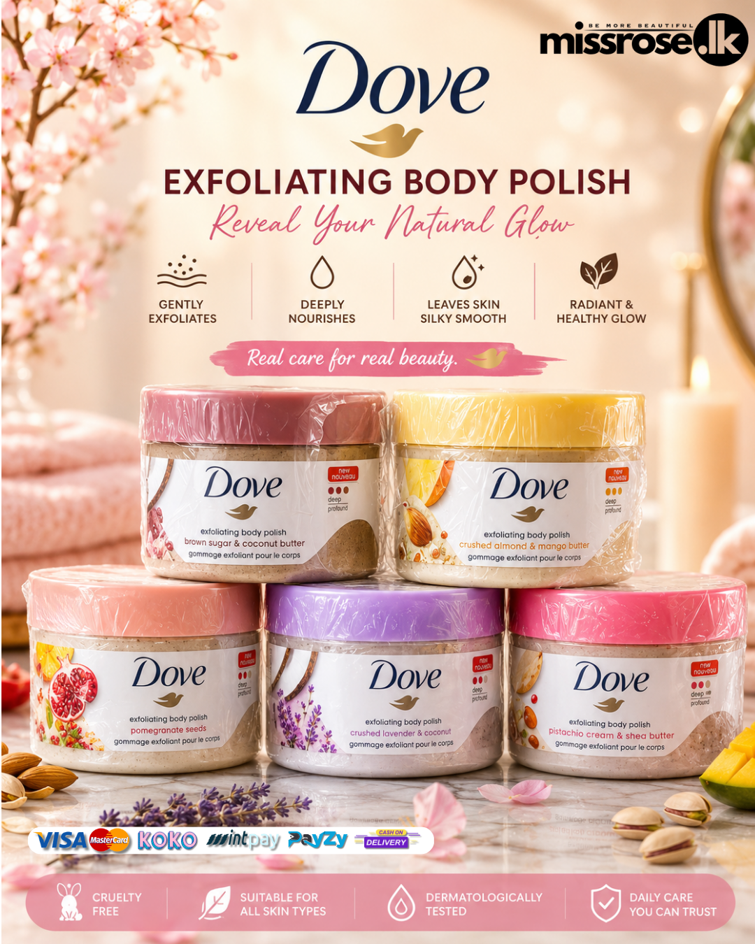 Dove Exfoliating Body Polish Collection